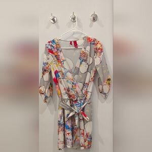 Colorful Floral Romper